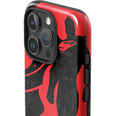 DC Comics Superman Silhouette Flying iPhone 16 Pro Impact Case